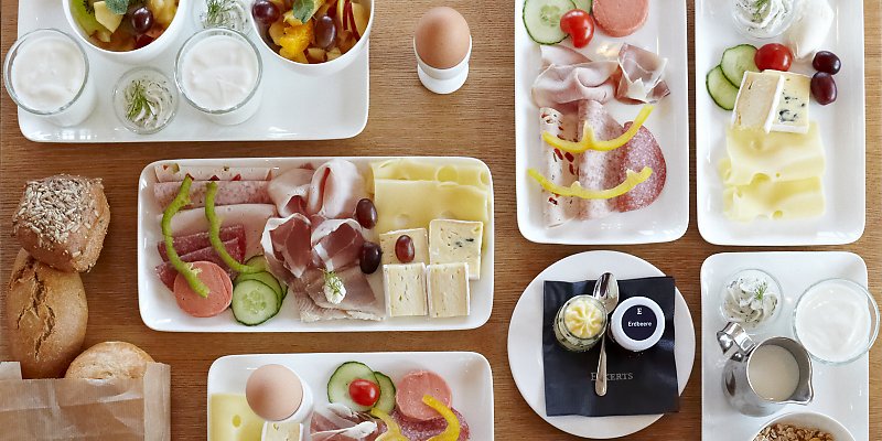 Hotel Nepomuk Bamberg Eckerts Frühstückstisch